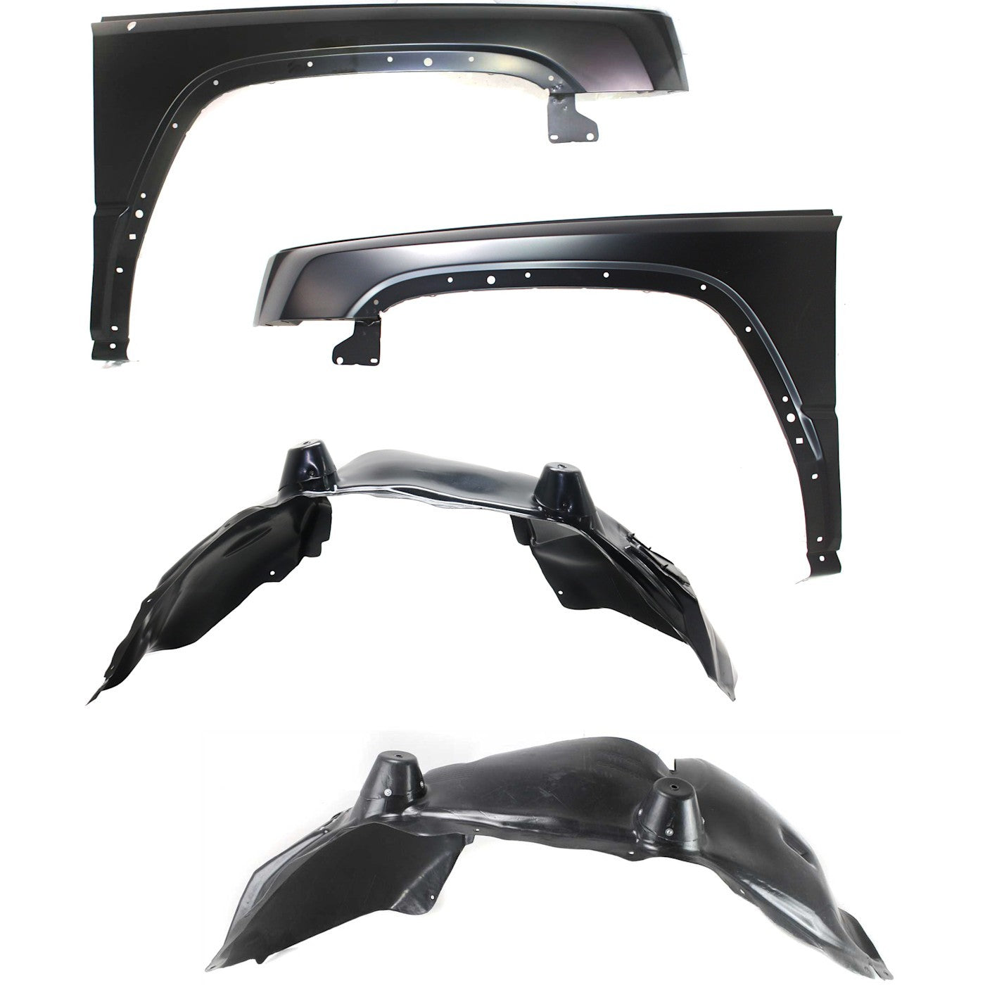 Fender Kit for Jeep Commander (2006–2010) Front Left & Right with Antenna Hole