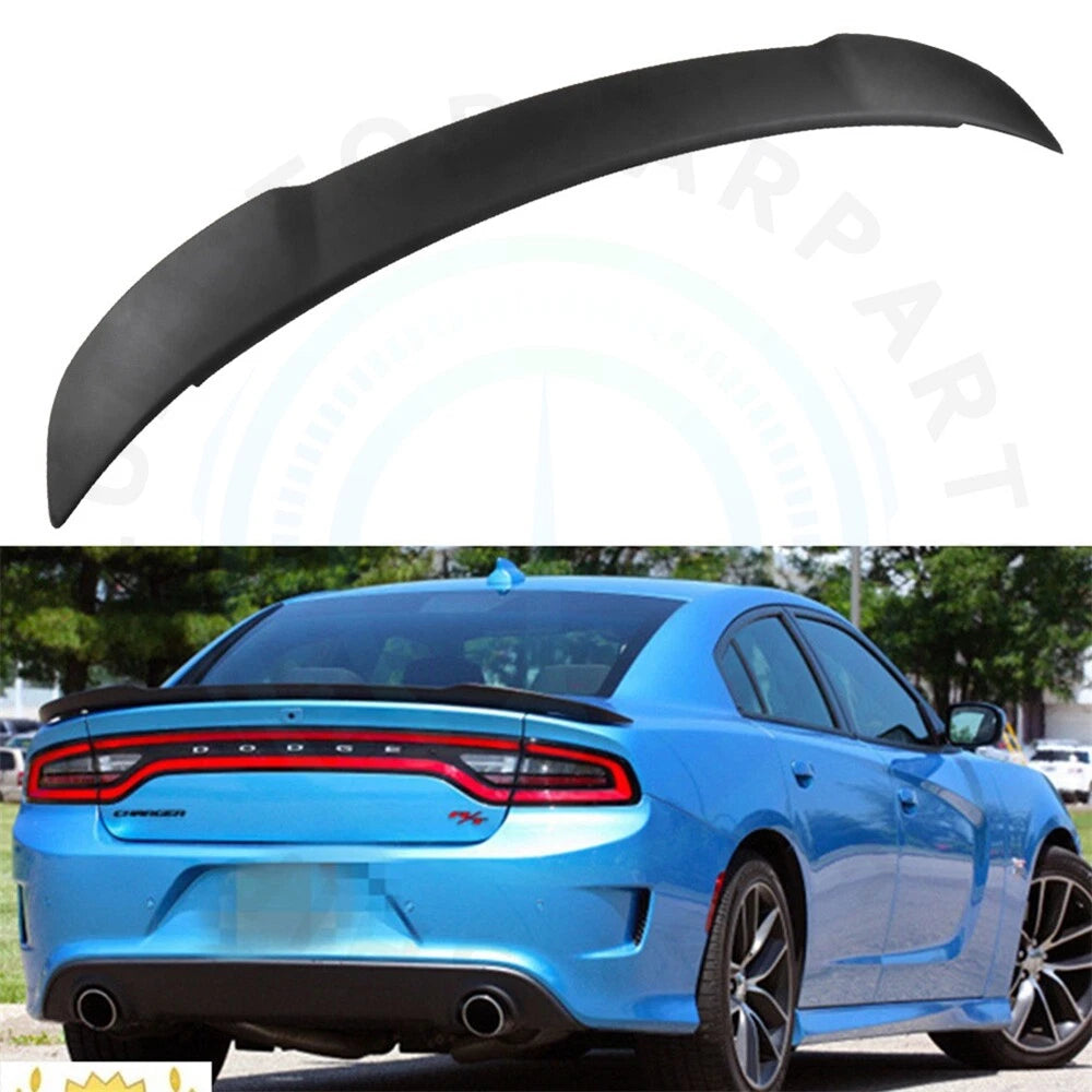 Rear Spoiler Wing for Dodge Charger (2011–2023) Matte Plastic
