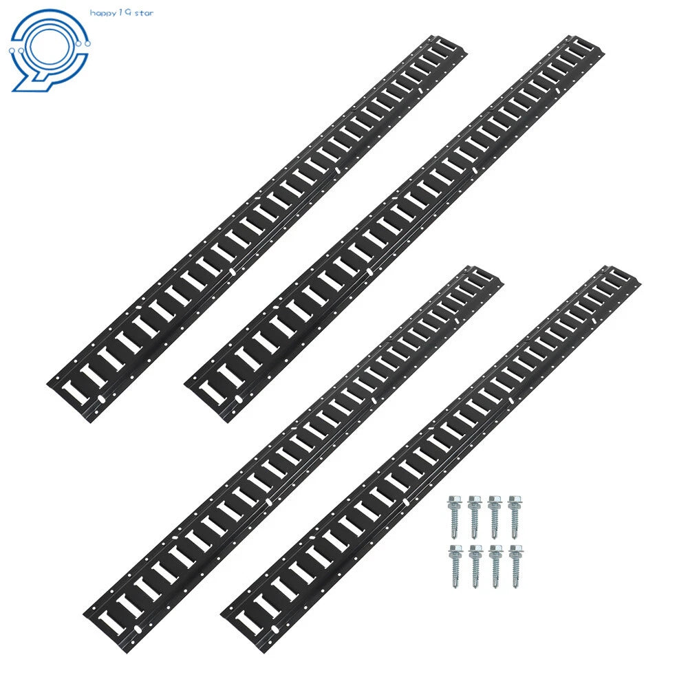 Set of 4 E-Track Tie-Down Rails for Various Models
