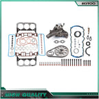 Full Gasket Set with Head Bolts & Timing Chain Kit for Chevrolet GMC 4.3L (1996–2002)