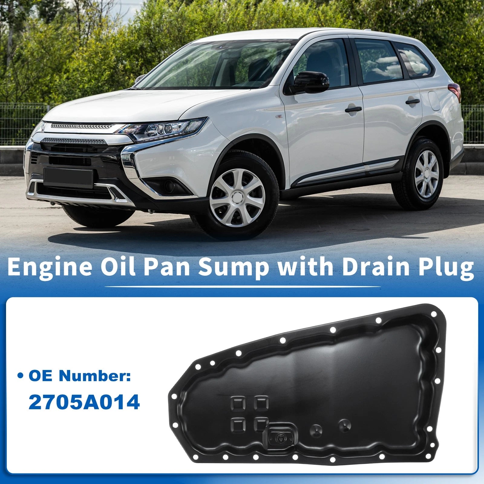 Transmission Oil Pan Sump No.2705A014 for Mitsubishi Outlander Sport (2011–2017)