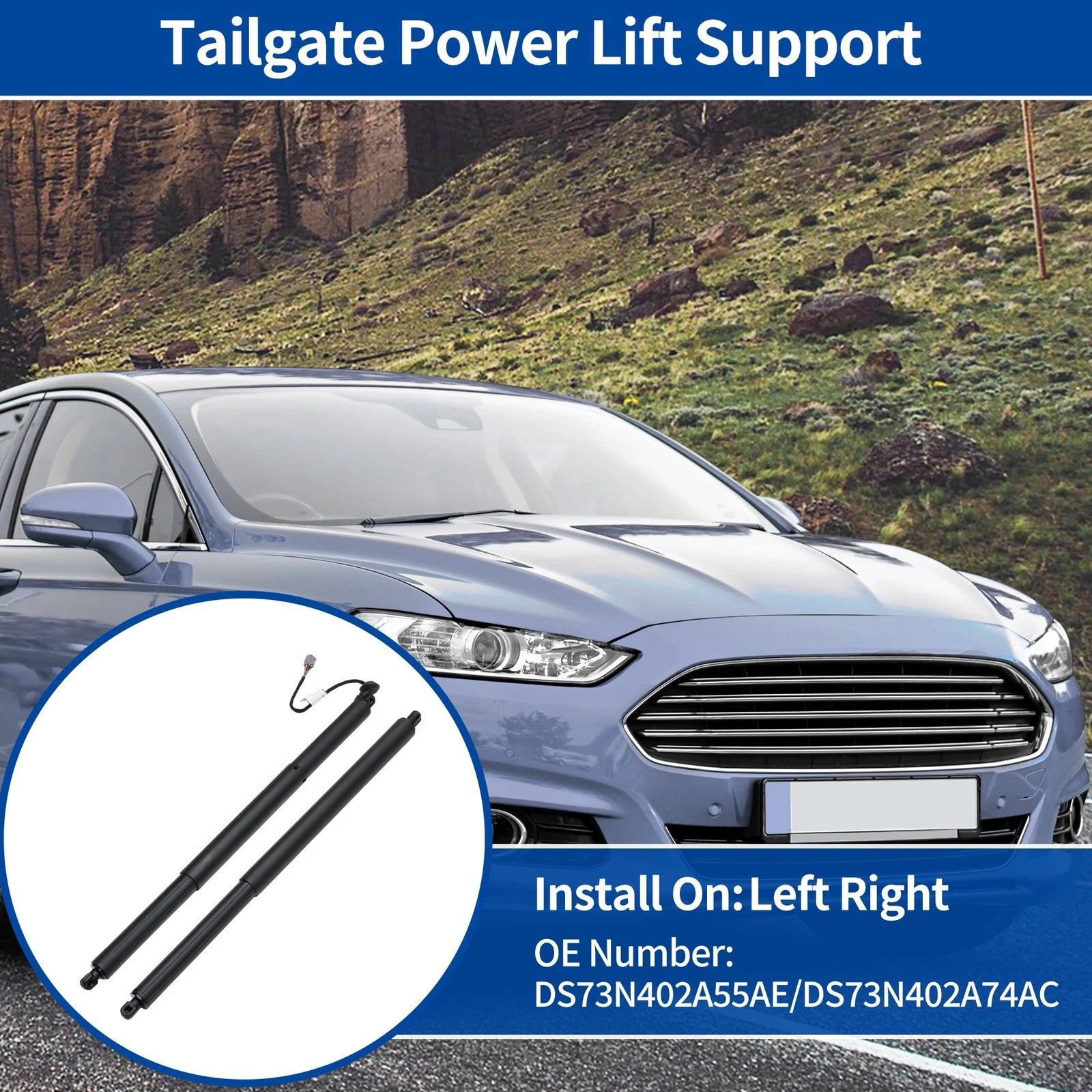 Set of 2 Tailgate Power Lift Supports for Ford Mondeo (2015–2020) No.DS73N402A55AE