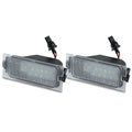 White LED License Plate Lights for Ford Edge (2007–2014), Escape (2008–2012), Mariner (2008–2012)