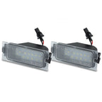 White LED License Plate Lights for Ford Edge (2007–2014), Escape (2008–2012), Mariner (2008–2012)