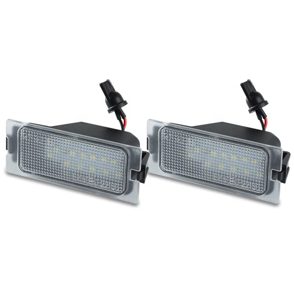 White LED License Plate Lights for Ford Edge (2007–2014), Escape (2008–2012), Mariner (2008–2012)
