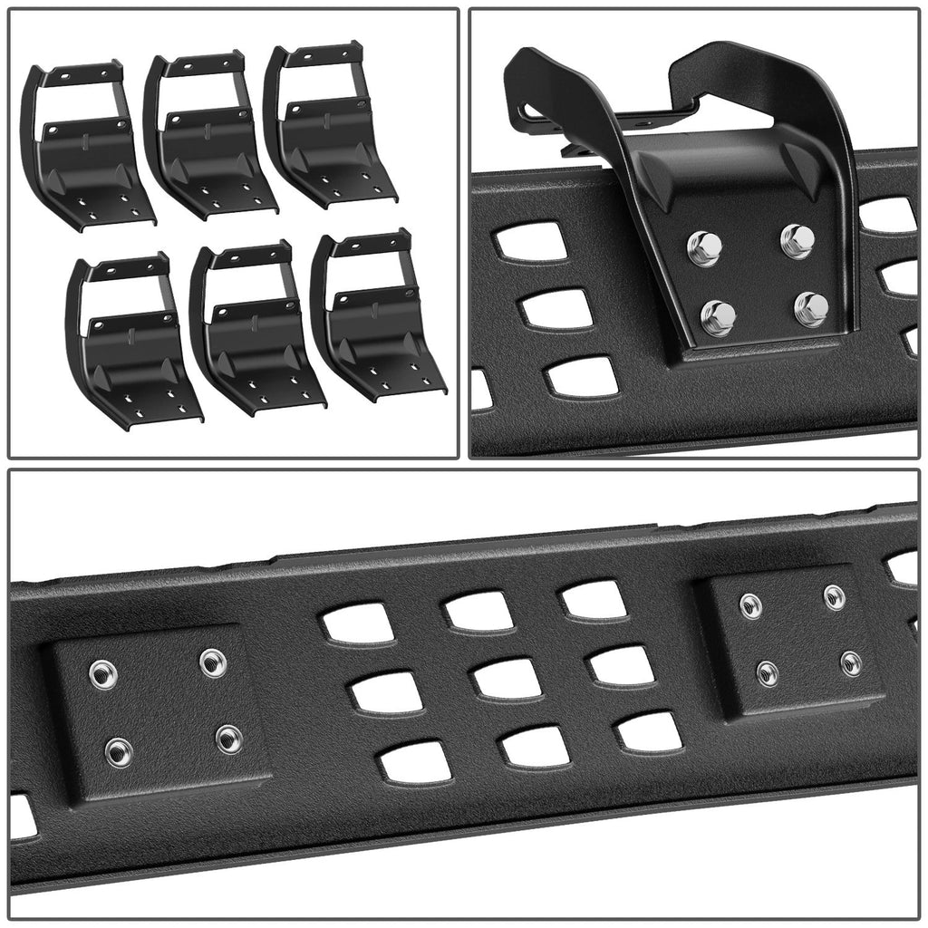 Set of 2 Raptor Style Side Step Bars for Ford F150 Crew Cab (2015–2022)
