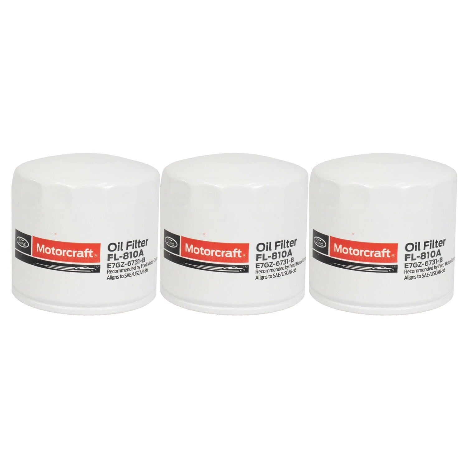 Set of 3 Engine Oil Filters for Acura Honda Hyundai Ford Pontiac (OEM)