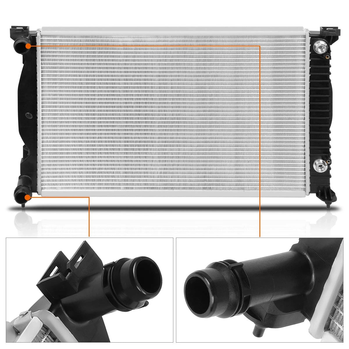 Set of 2 Tubular Side Rail Bars for Silverado/Sierra 1500-3500 (2014–2017)