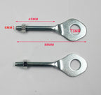 Silver Alex Chain Adjuster Tensioner for Pit Dirt Bike Motorcycle (13mm)