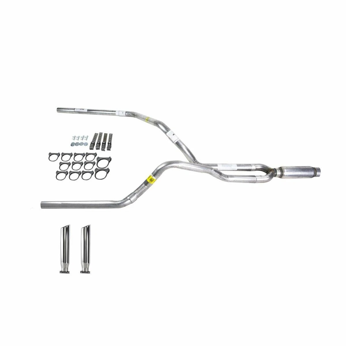 Dual Exhaust 2.5" Pipe Glass Pack Muffler for Dakota (1997–2005)