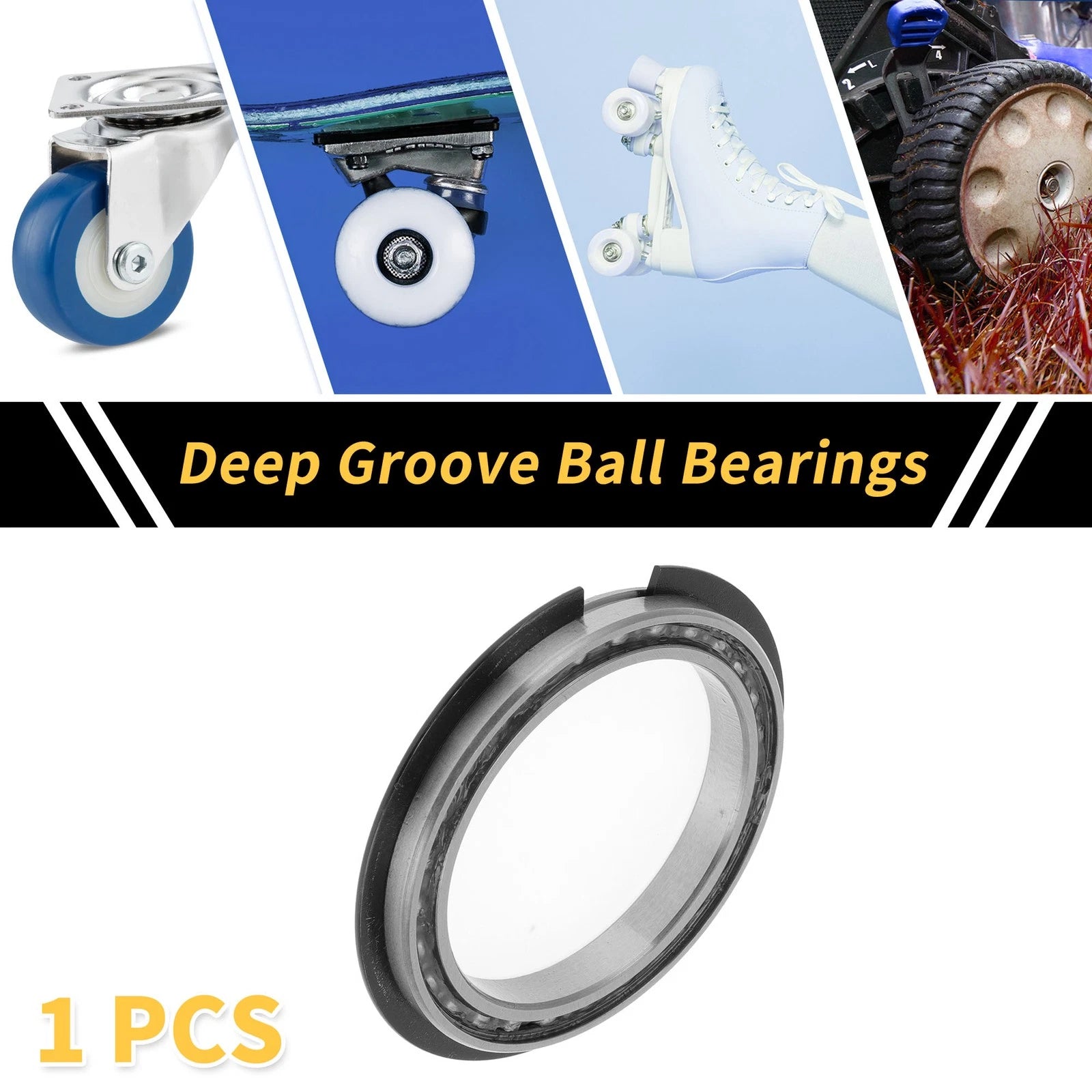 Deep Groove Ball Bearing P6 for Scooter Skateboard Wheel (45x58x7mm)