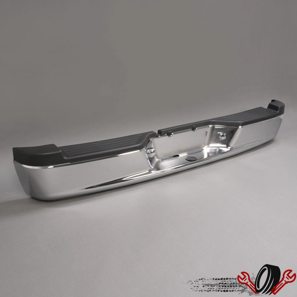 Silver Chrome Rear Step Bumper for Dodge Dakota (2005–2011)