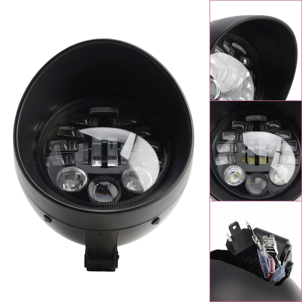 5.75" Headlight Spotlight for Universal Motorcycle (Fits )