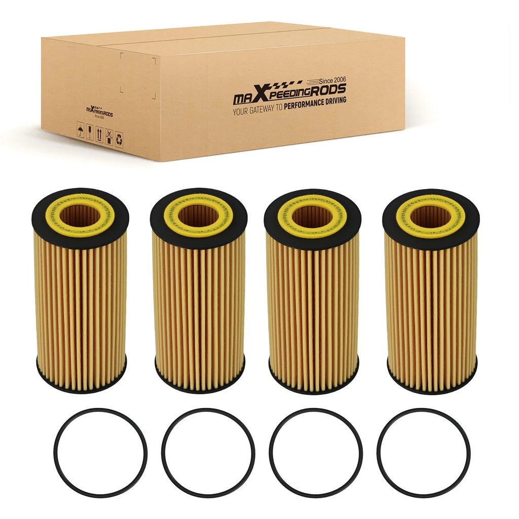 Oil Filter Kit Set of 4 for Audi A3 VW Golf Jetta (2006–2018)
