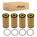 Oil Filter Kit Set of 4 for Audi A3 VW Golf Jetta (2006–2018)