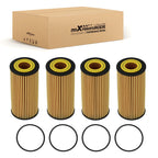 Oil Filter Kit Set of 4 for Audi A3 VW Golf Jetta (2006–2018)