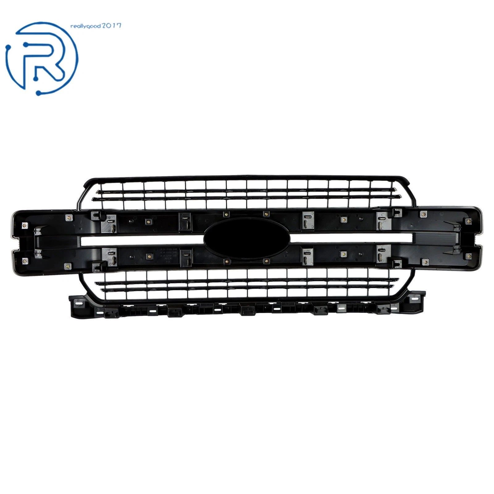 Front Grille for Ford F150 Lariat (2018–2020) Gloss Black Lariat Style
