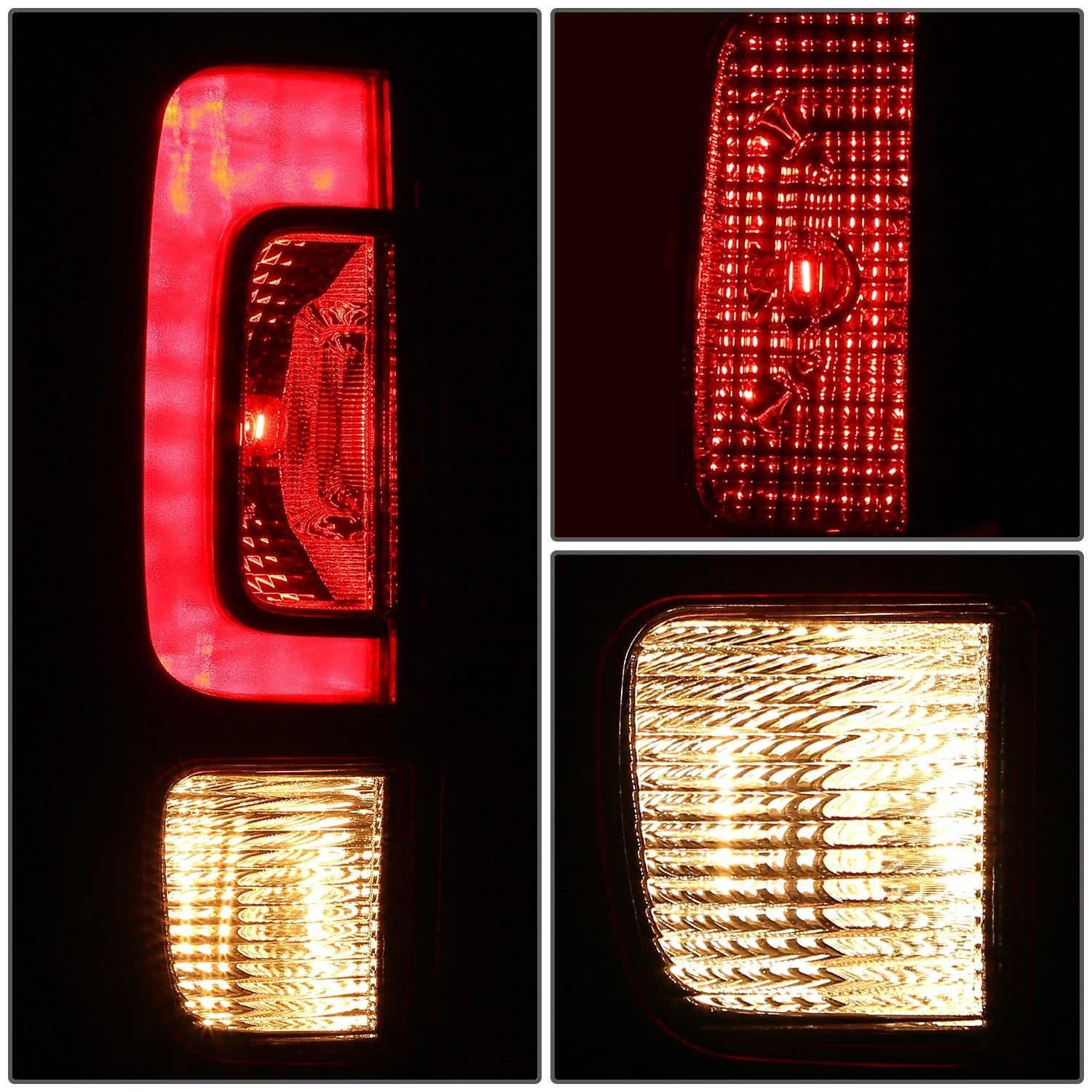 Left LED Taillight for Honda Ridgeline (2017–2019) OE Style Chrome Housing
