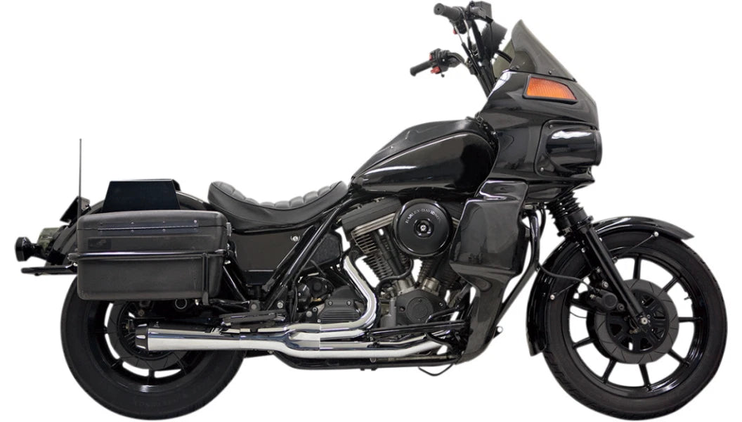 Bassani 2 into 1 Road Rage Exhaust System for Harley Davidson FXR (1982–1994)