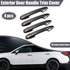 Set of 4 Exterior Door Handle Covers for Subaru Outback Legacy WRX Forester (2015–2022)