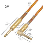 Right Angle Instrument Cable 10ft for Universal Use (Professional Grade)