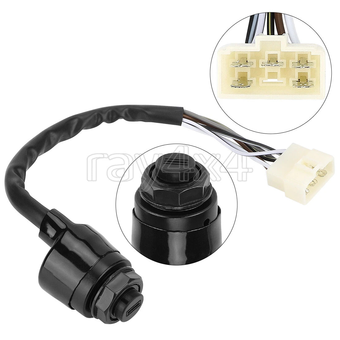 Ignition Key Switch for Kawasaki Mule 600 610 4000 4010 (2005–2021)