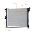 Aluminum Cooling Radiator for Mitsubishi I-Miev (2012–2017) DPI-13268