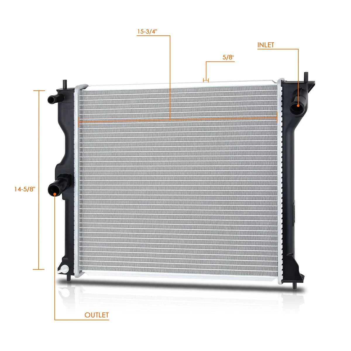 Aluminum Cooling Radiator for Mitsubishi I-Miev (2012–2017) DPI-13268
