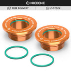 CNC Rear Wheel Axle Spacer Kit for KTM 125 150 250 350 450 SXF XC-F (2013–2022)