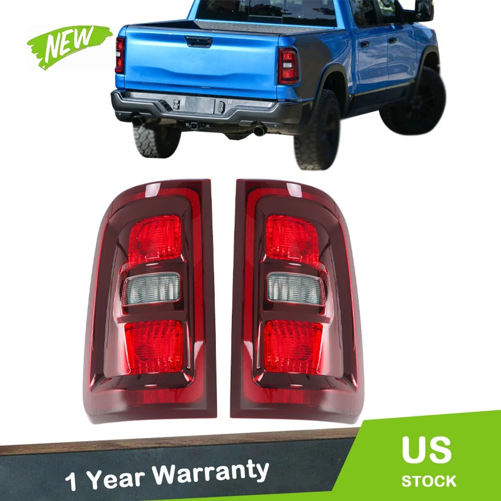 Brake Tail Light Assembly Set of 2 for Ram 1500 (2025) Left + Right Halogen