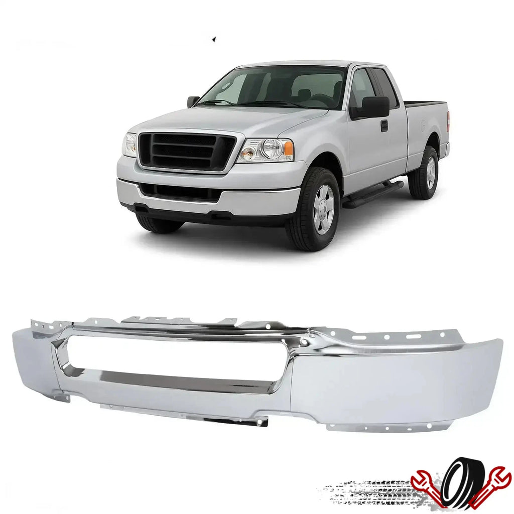 Chrome Front Bumper Face Bar for Ford F-150 (2004–2005)