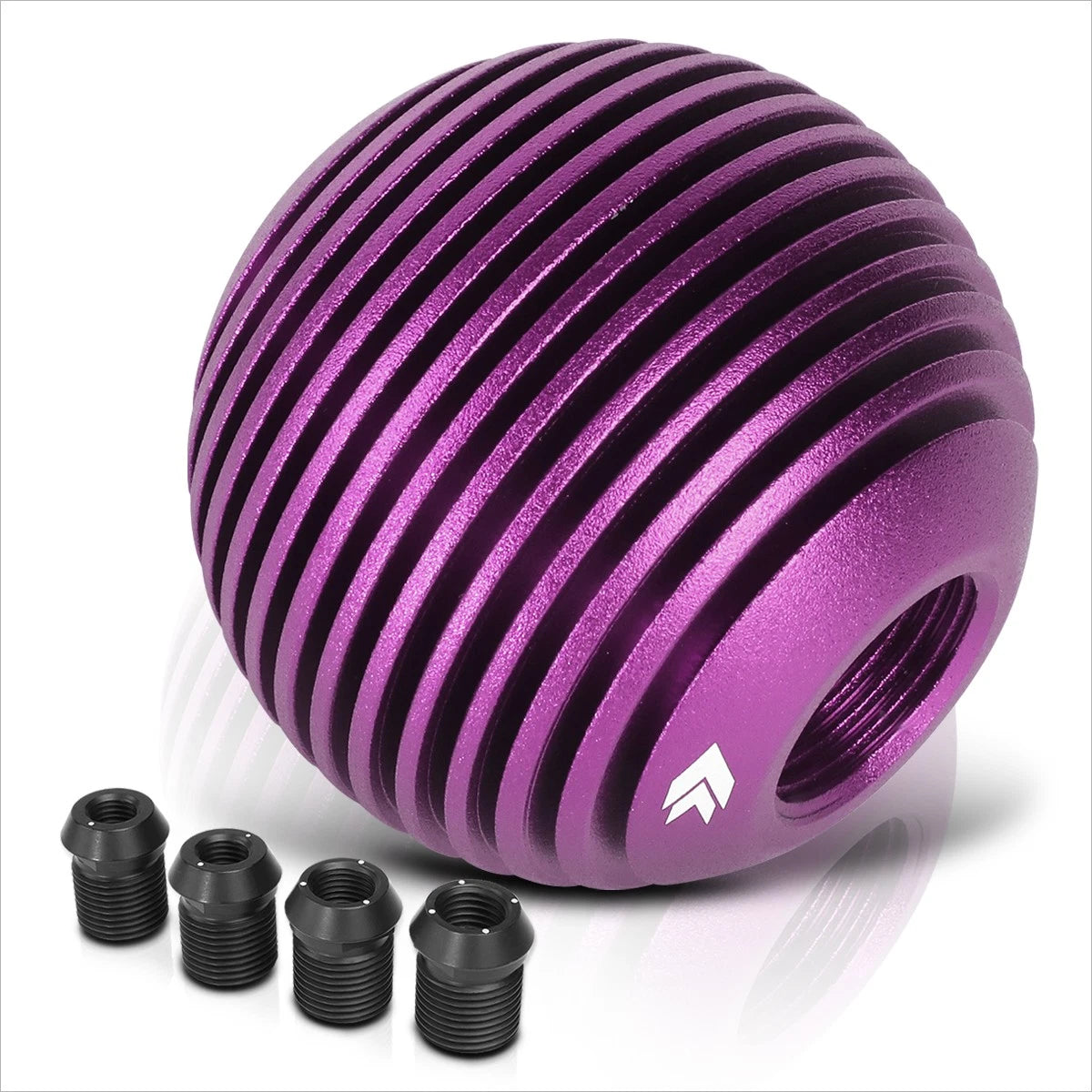 NRG SK-703PP Aluminum 50mm Heatsink Ball Shift Knob for Universal (2000–2023)