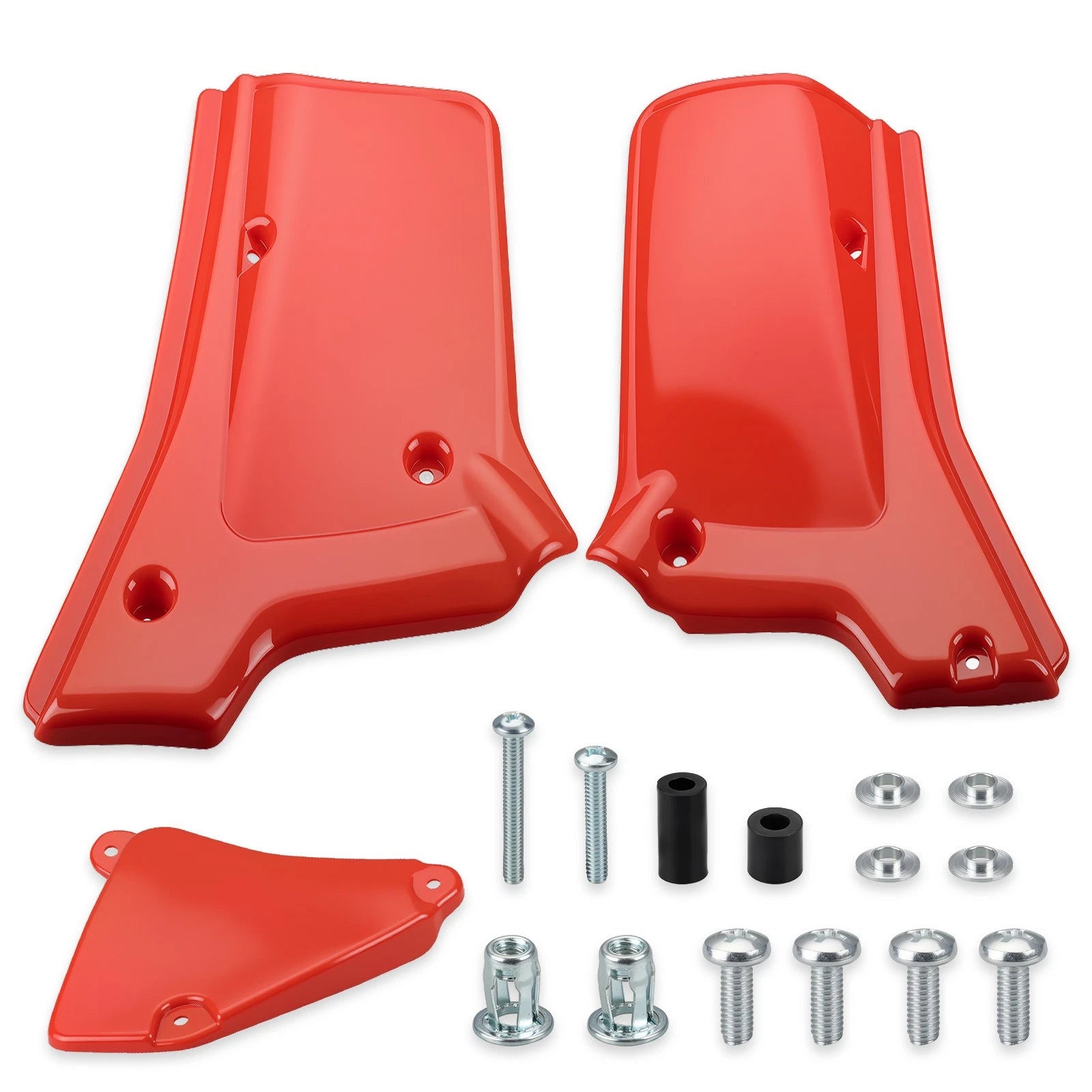 Left Right Side Panels Covers Set Red for Honda XR200R XR250R (1984-2002)