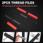 42Pcs Thread Chaser Tool Set for Metric SAE Repair Kit