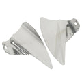 Chrome Saddle Shield Heat Deflectors for Harley Touring Road King (2009–2023)