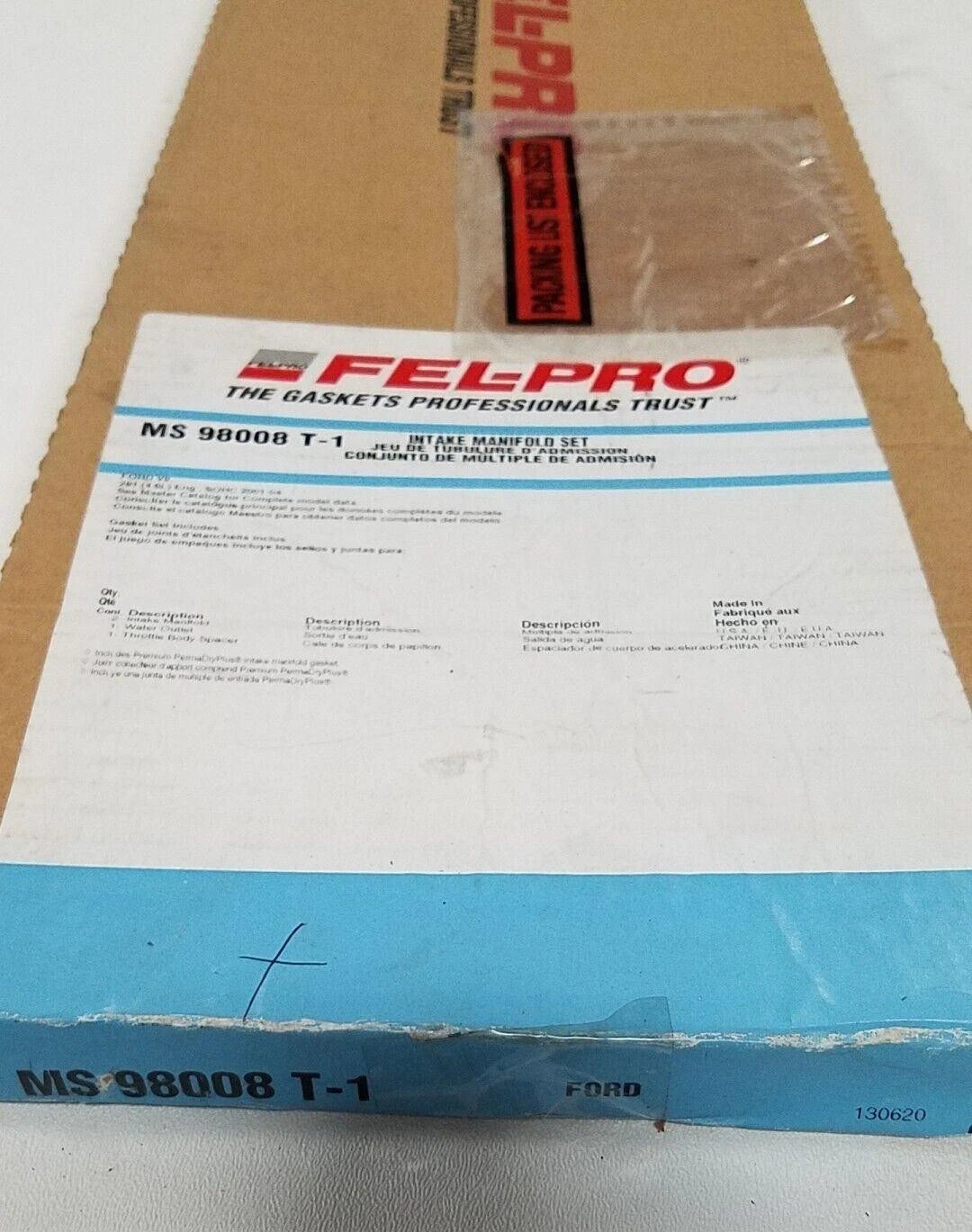 Fel-Pro Intake Manifold Gasket Set for MS98008T