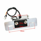 Rear Tail Light Chrome Bracket for Cafe Racer Motor
