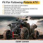 Aluminum Radiator for Polaris Sportsman 550 850 Scrambler 850 (2009–2025)