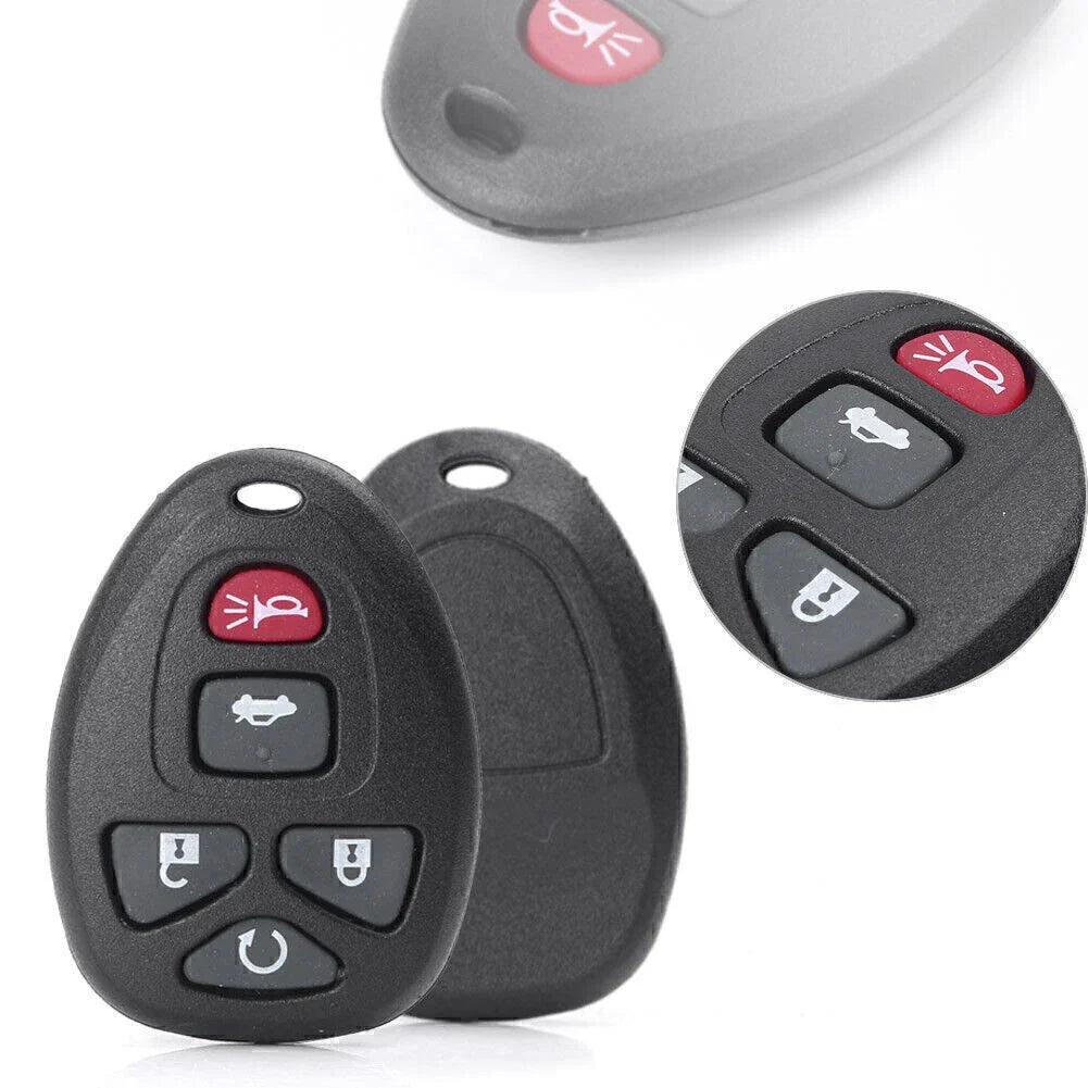 5-Button Remote Key Fob Shell Case for Buick Lucerne (2006-2012)
