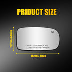 Heated Wing Mirror Glass for Chrysler 300 2011â2019, 200 2011â2014 Right Side