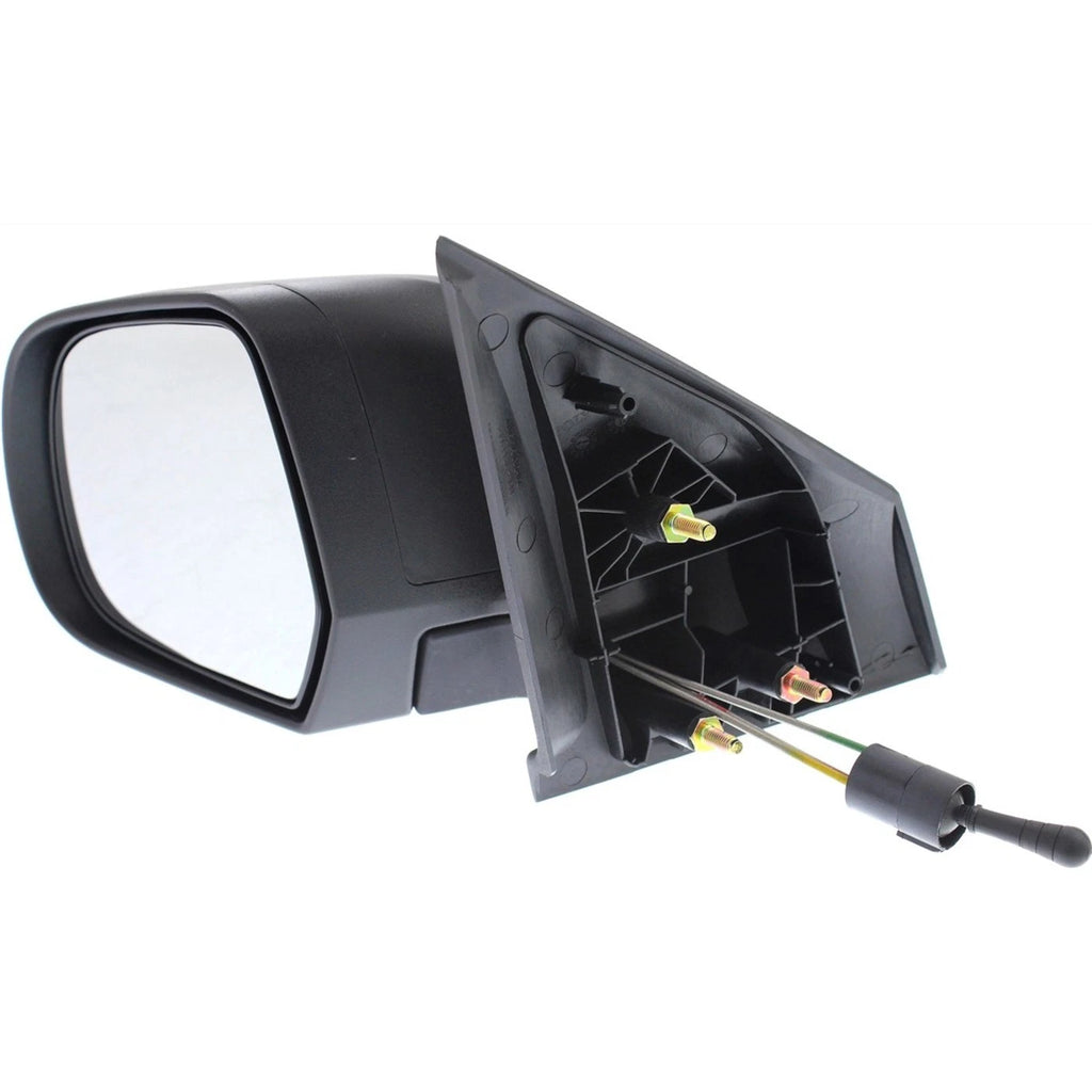 Manual Remote Mirror Set for Nissan Versa (2012–2014) Textured Black