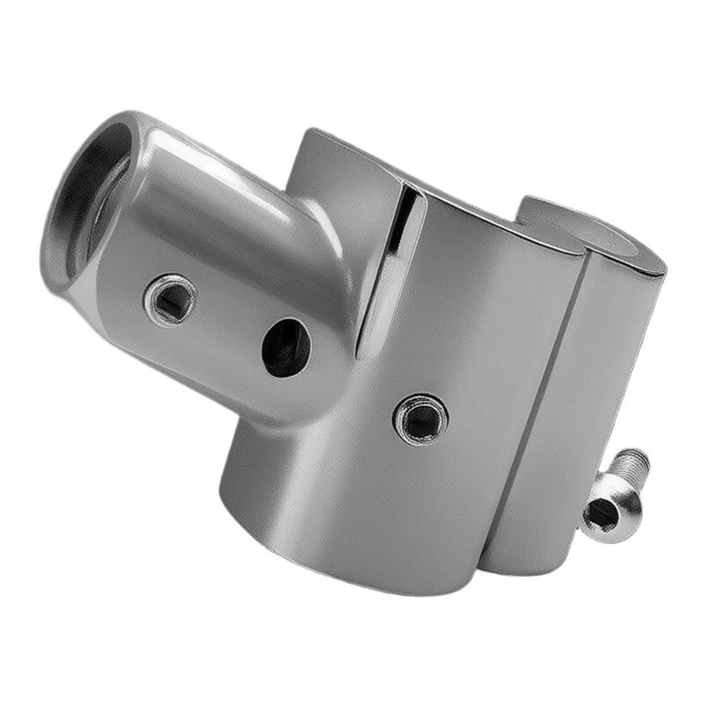 3-Way Stainless Steel Pipe Fitting for Marine Rail (22mm, 7/8in, 25mm, 1in)