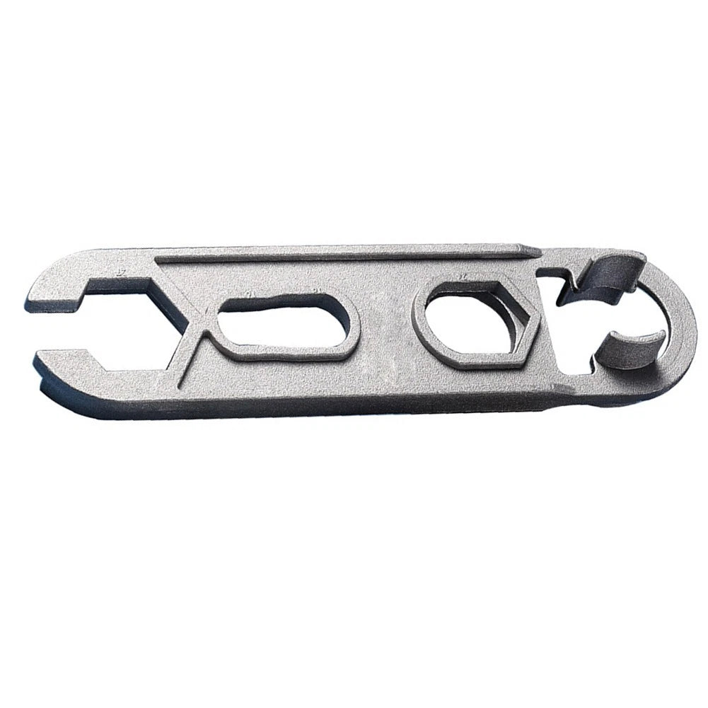 6-in-1 plumbing wrench for faucet valve cartridge & showerhead handling