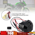 USB Type-C Quick Charger Socket for Kawasaki Versys 650 (2022–2024)