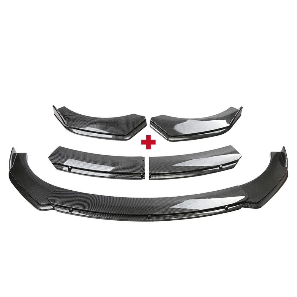 Front Bumper Lip Spoiler Splitter + Side Skirt for Toyota Camry (2018–2023)
