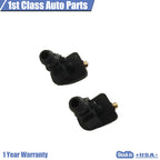 Set of 2 Windshield Washer Fluid Spray Jet Nozzles for Ford F150 E-150 E-250