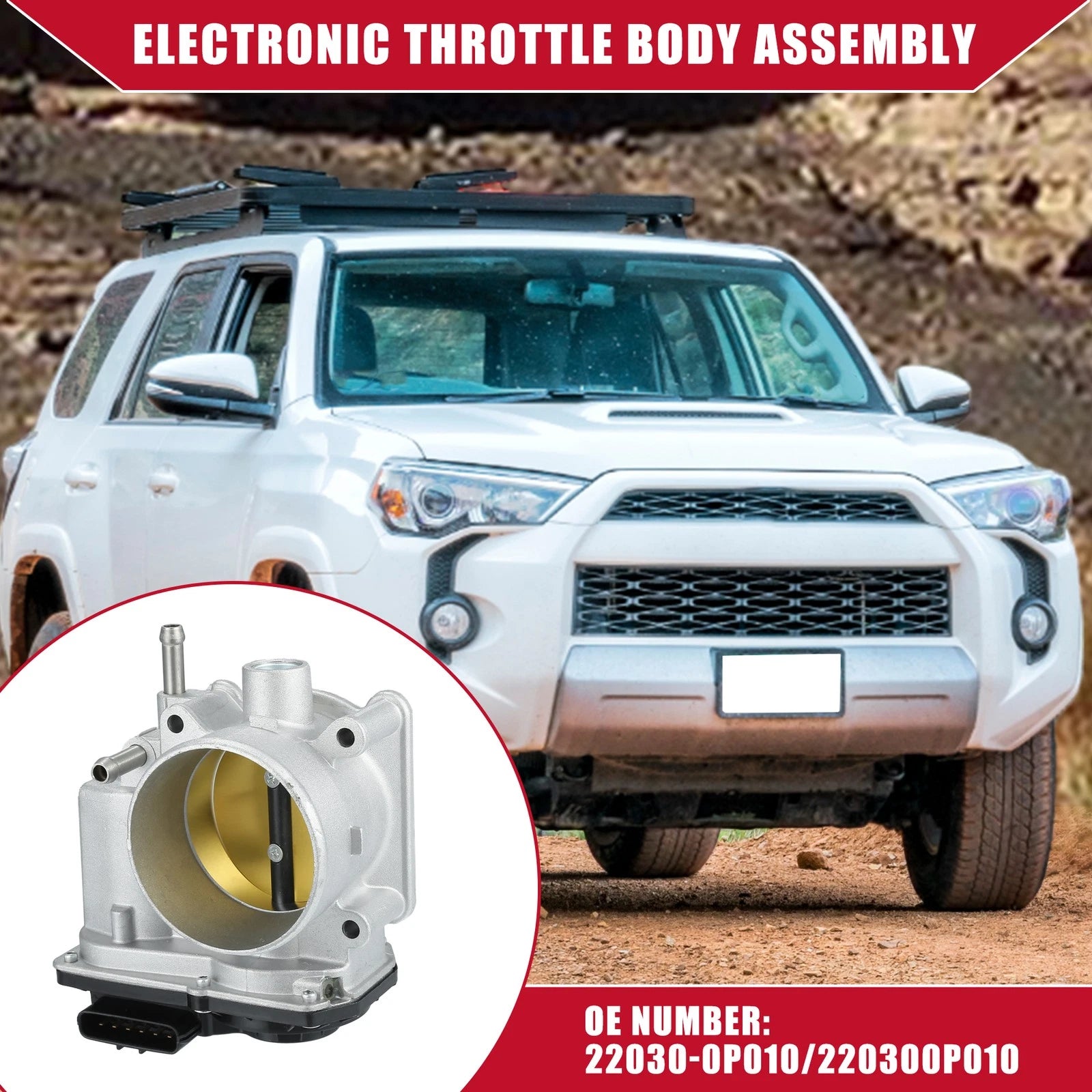 Electronic Throttle Body Assembly No.220300P010 for Toyota 4Runner (2003–2009)