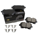 Set of 4 Akebono Euro Rear Ceramic Brake Pads for Audi A4 A5 Q5 (2009–2020)