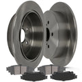 Rear Disc Rotors and Brake Pads for Toyota Highlander Sienna Lexus RX350 RX450h