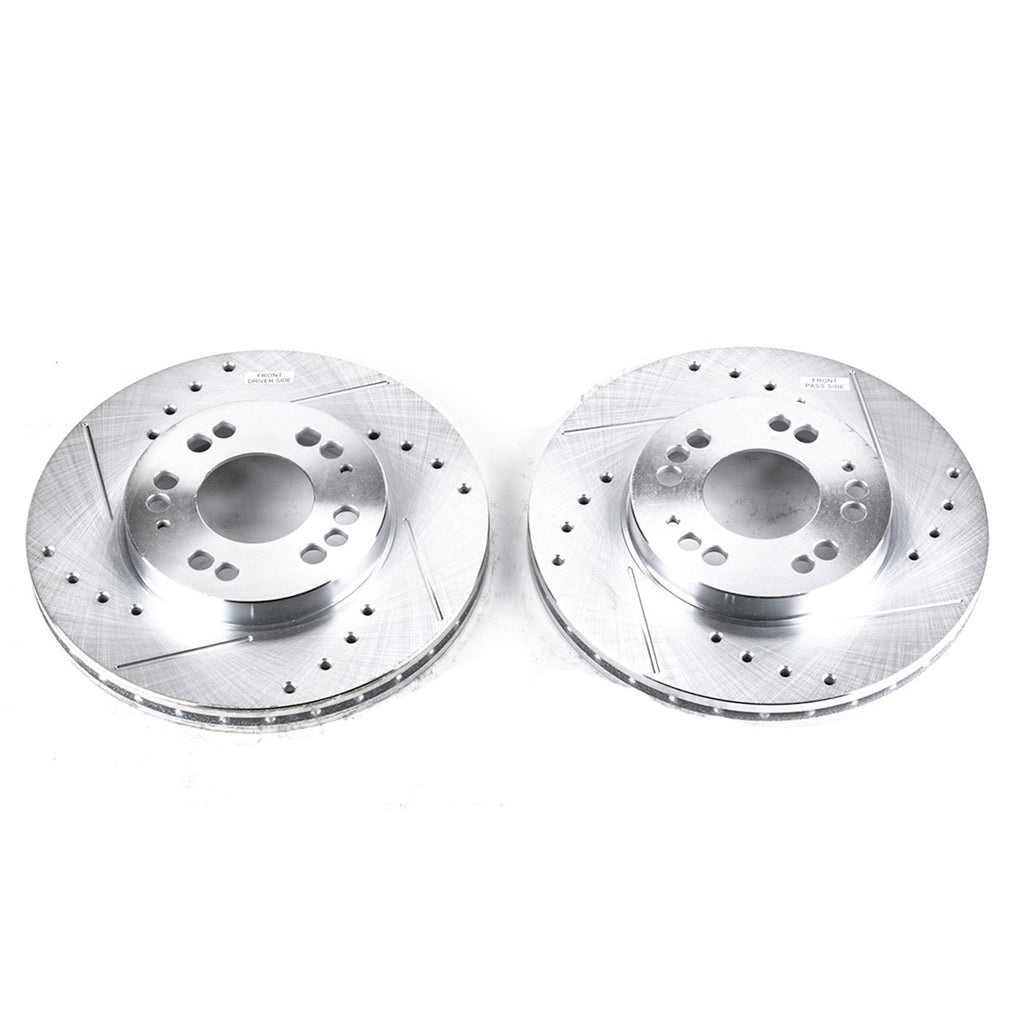 Set of 2 Powerstop Brake Discs for Diamante Galant (FWD AWD)